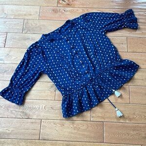 Lucky Brand boho top- women size: 2X